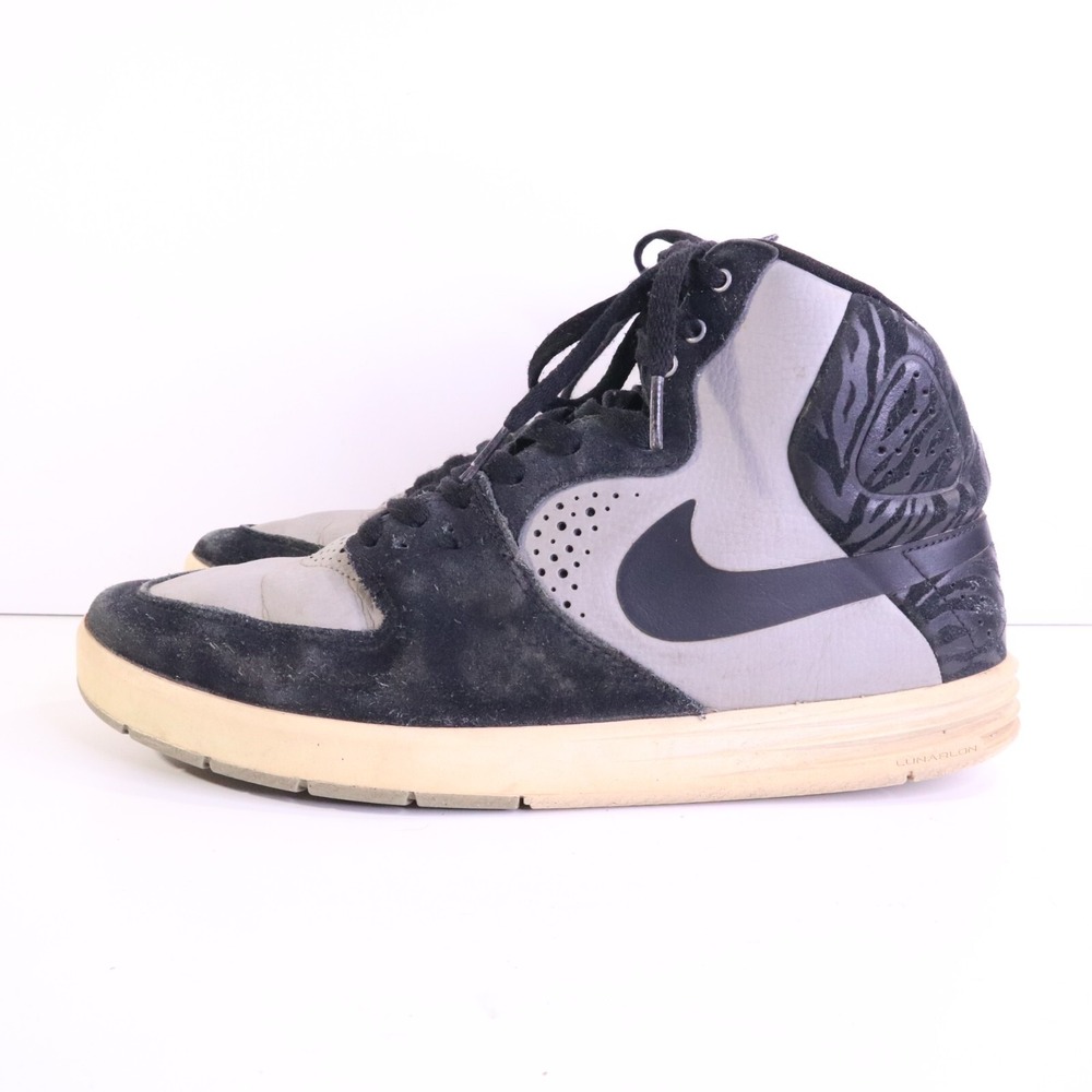 Nike SB Paul Rodriguez 7 High Black Medium Grey Sneakers 616355-001 Size US 9.5